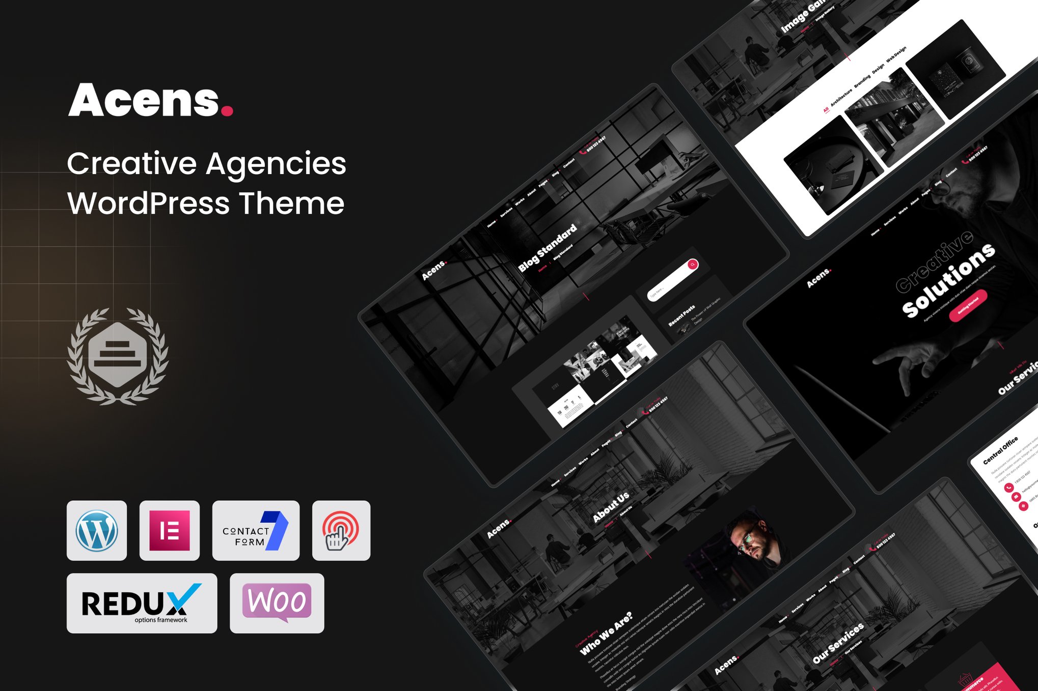 Acens - Creative Agencies WordPress Theme theme cover image