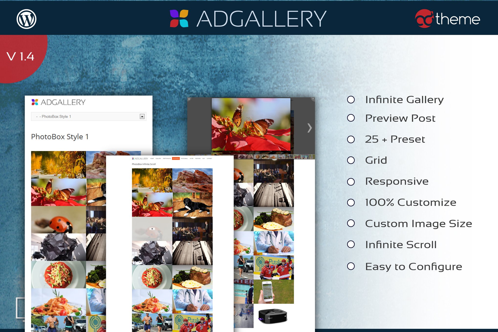AD Gallery - Premium Wordpress Plugin plugin cover image
