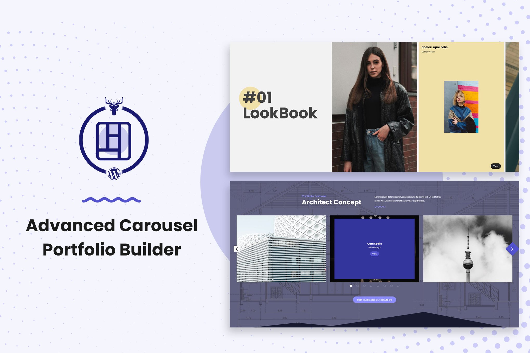 Advanced Carousel Portfolio Builder plugin cover image