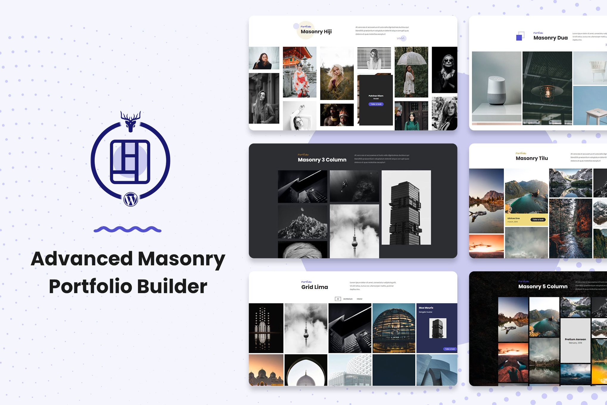 Advanced Masonry Portfolio Builder plugin cover image