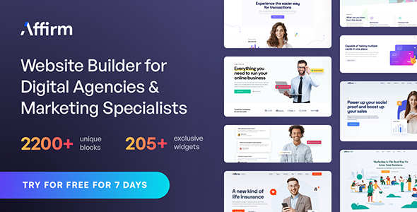 Affirm - Marketing & Digital Agency Theme theme cover image