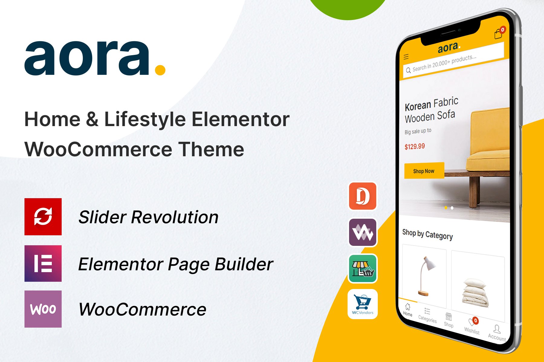 Aora - Home & Lifestyle Elementor Theme theme cover image