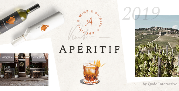 Aperitif - Wine Shop and Liquor Store theme cover image