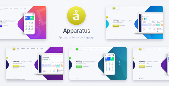 Apparatus | A Multi-Purpose One-Page Landing Theme theme cover image