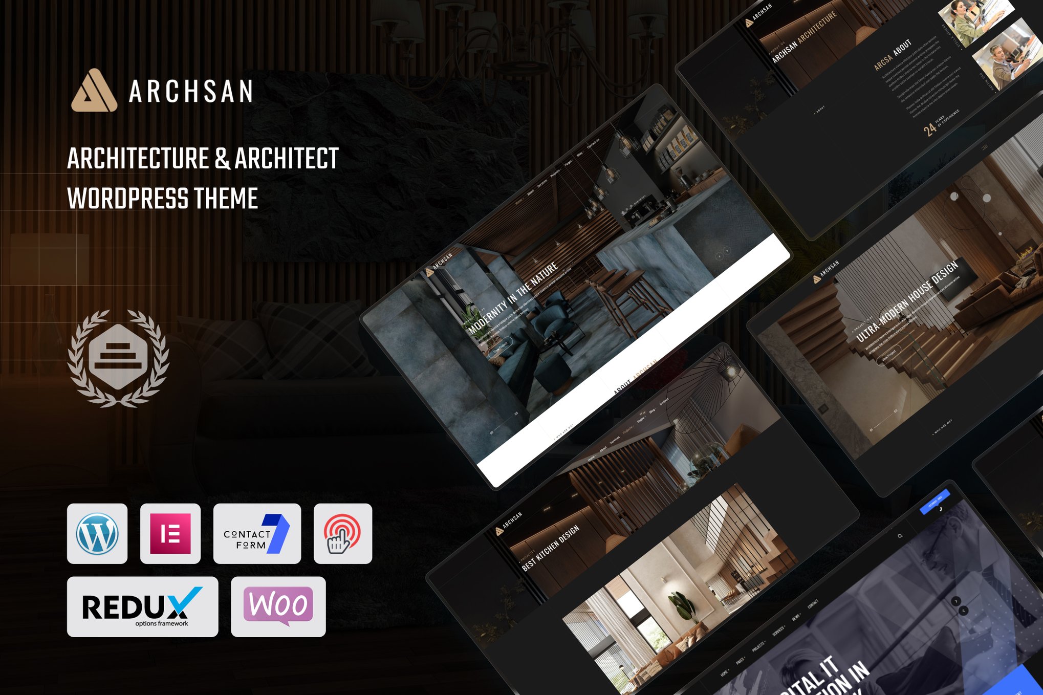 ArchSan - Architecture & Architect WordPress theme cover image