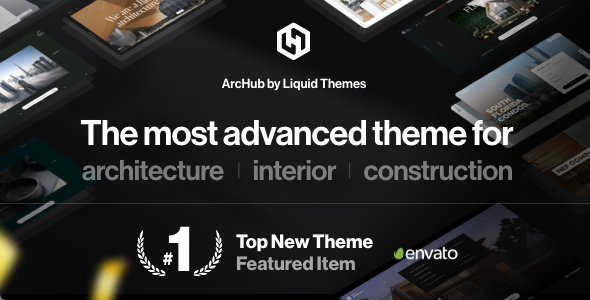 ArcHub - Architecture and Interior Design Theme theme cover image