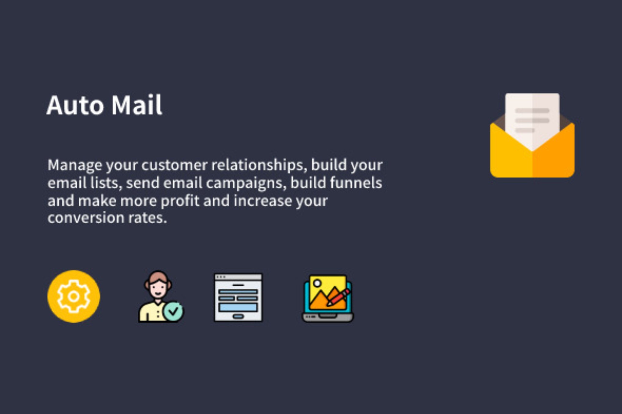 Auto Mail - Newsletter Plugin for Wordpress plugin cover image