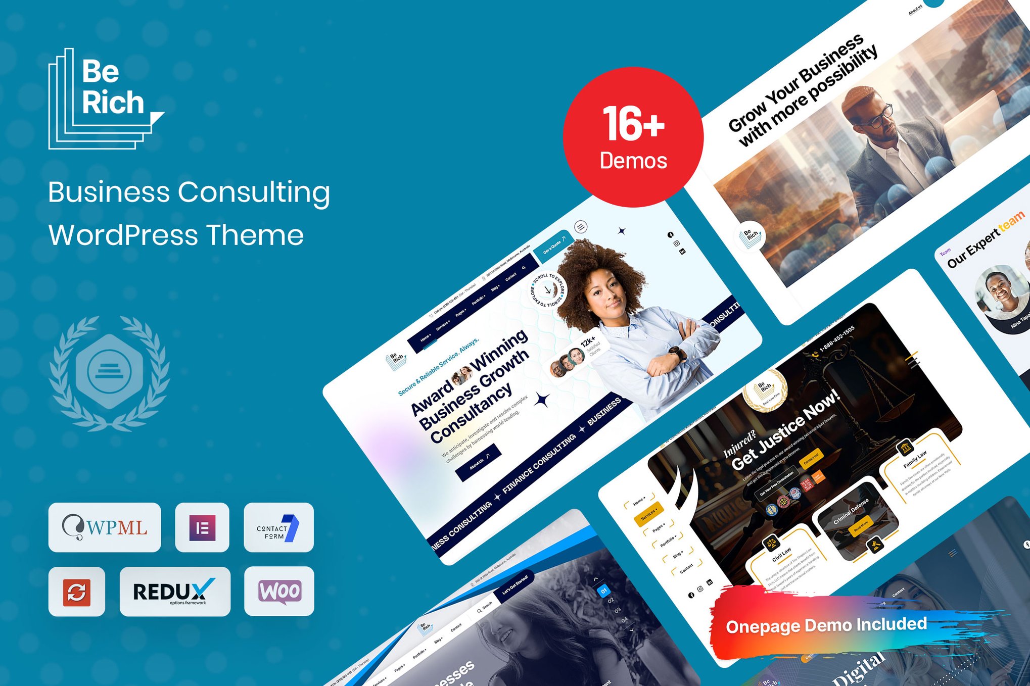 Berich – Consulting Corporate WordPress Theme theme cover image