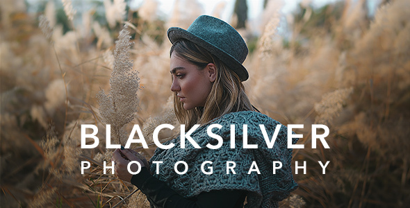 Blacksilver | Photography Theme for WordPress theme cover image