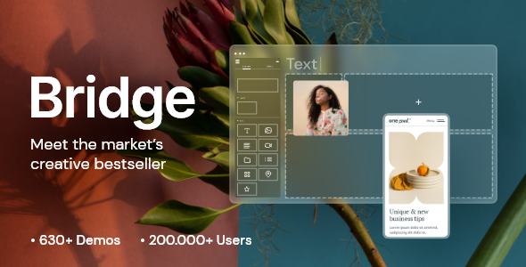Bridge - Creative Multipurpose WordPress Theme theme cover image