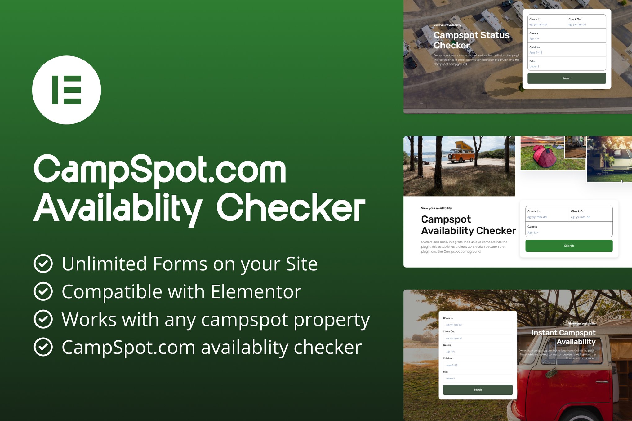 CampSpot Property Availability Checker plugin cover image