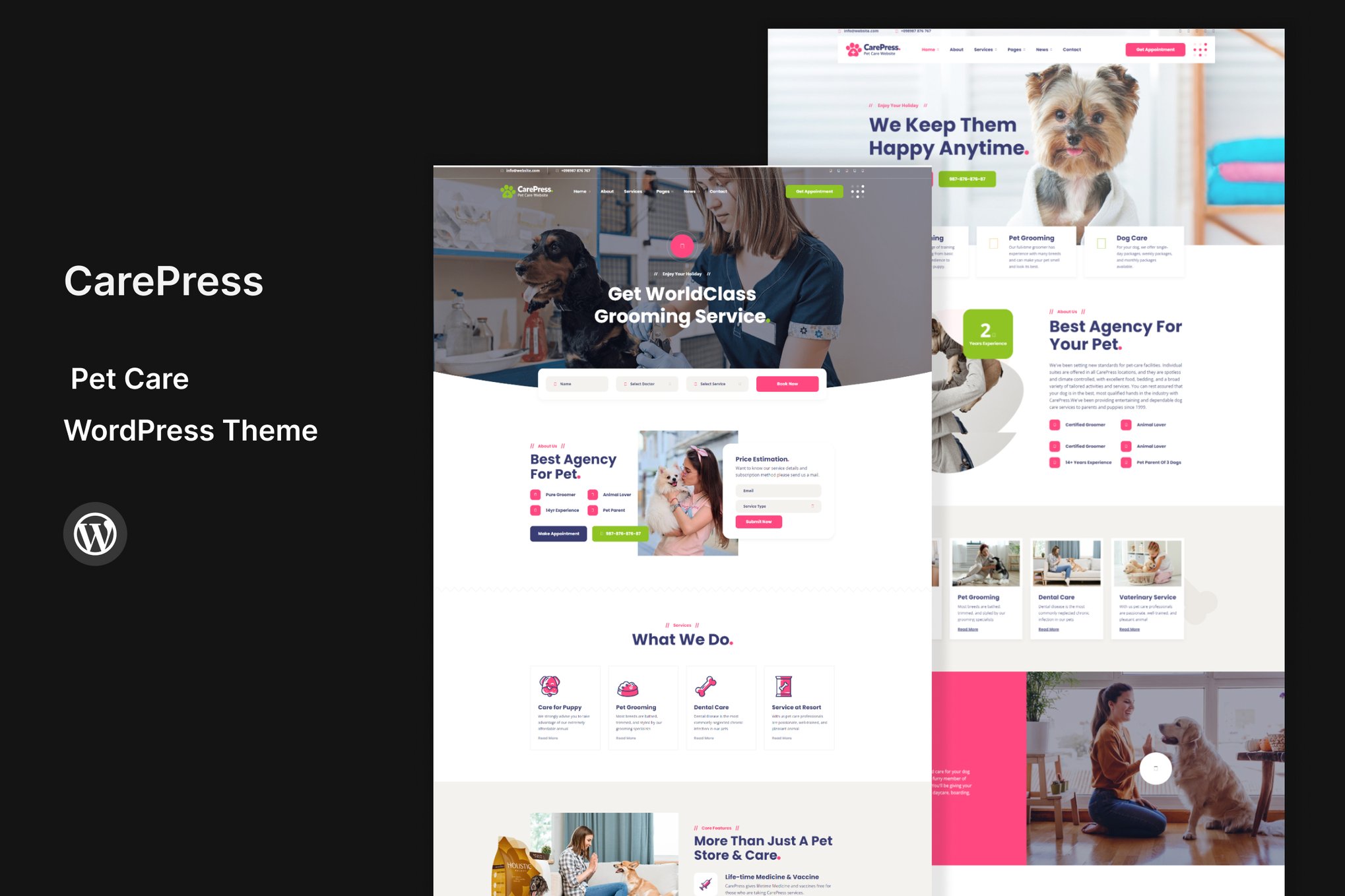 CarePress - Pet Care WordPress Theme theme cover image