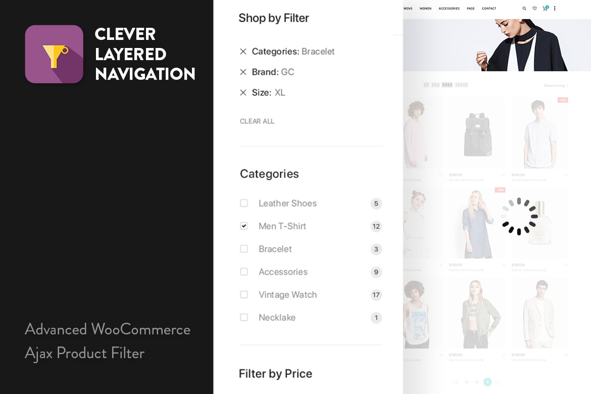 Clever WooCommerce Ajax Product Filter plugin cover image