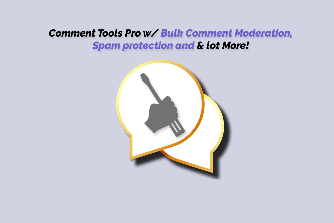 Comment Tools - Auto Moderation, Spam Protection plugin cover image