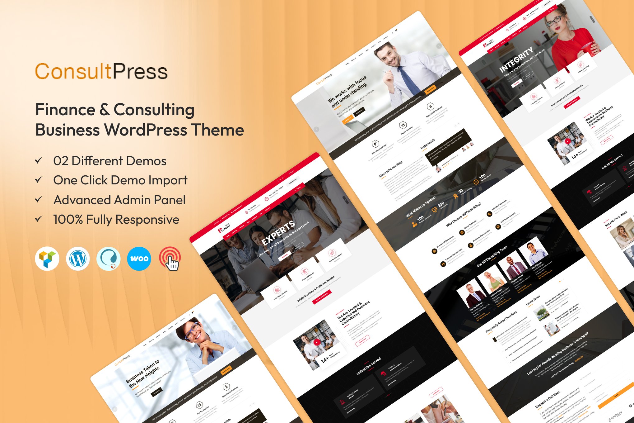 Consult Press - Finance & Consulting WP Theme theme cover image