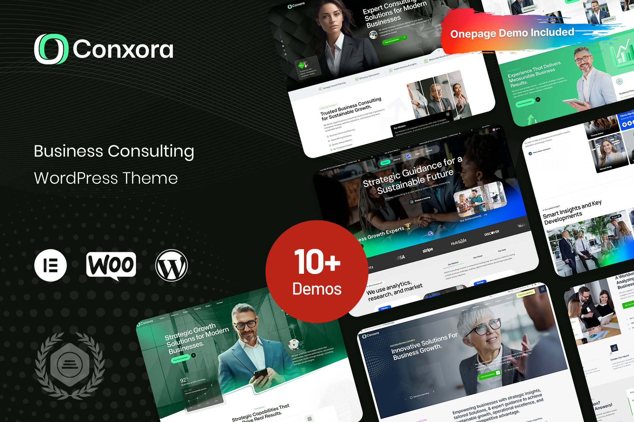 Conxora - Business Consulting WordPress Theme theme cover image