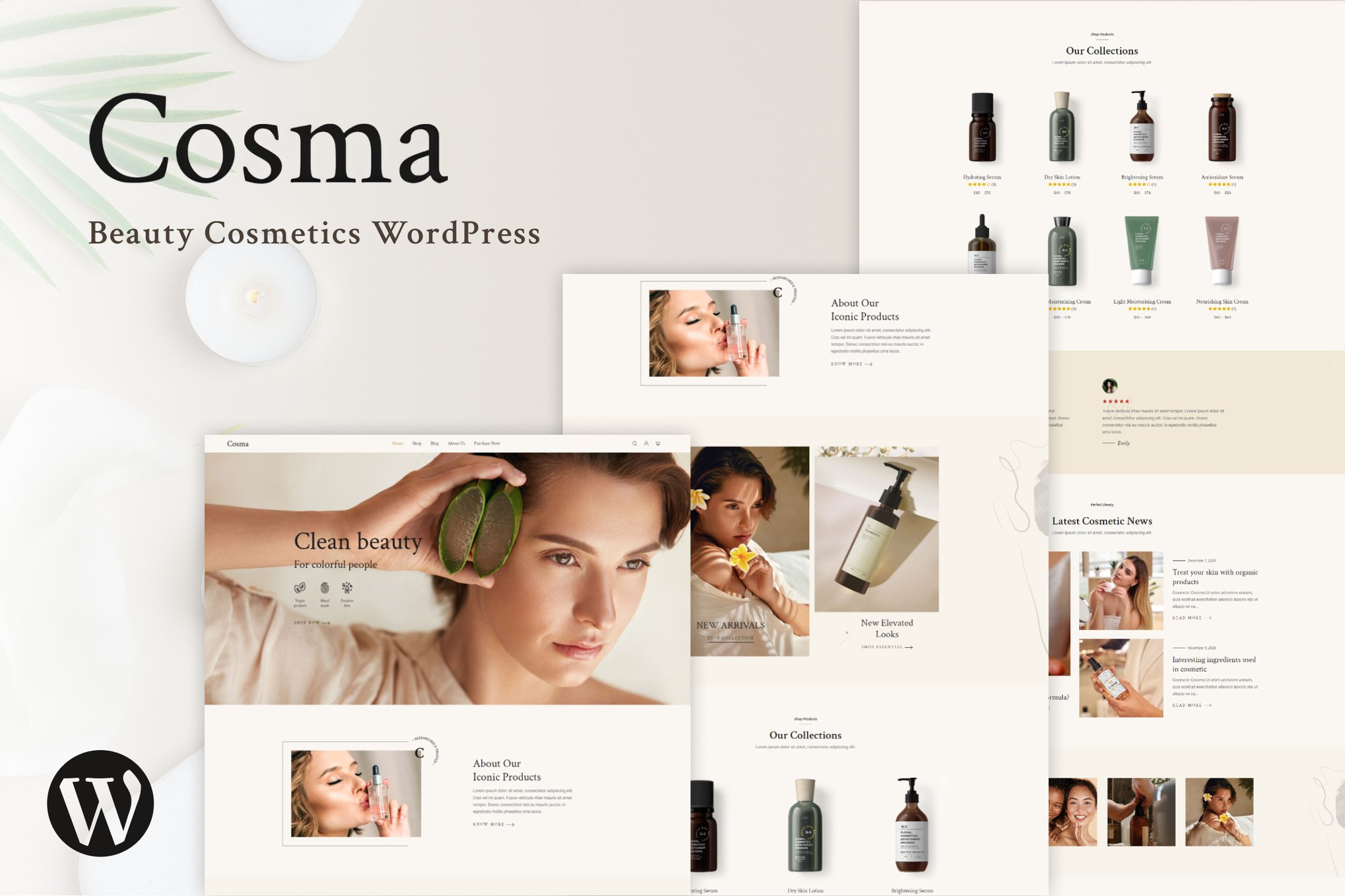Cosma - Beauty Cosmetic WooCommerce Theme theme cover image