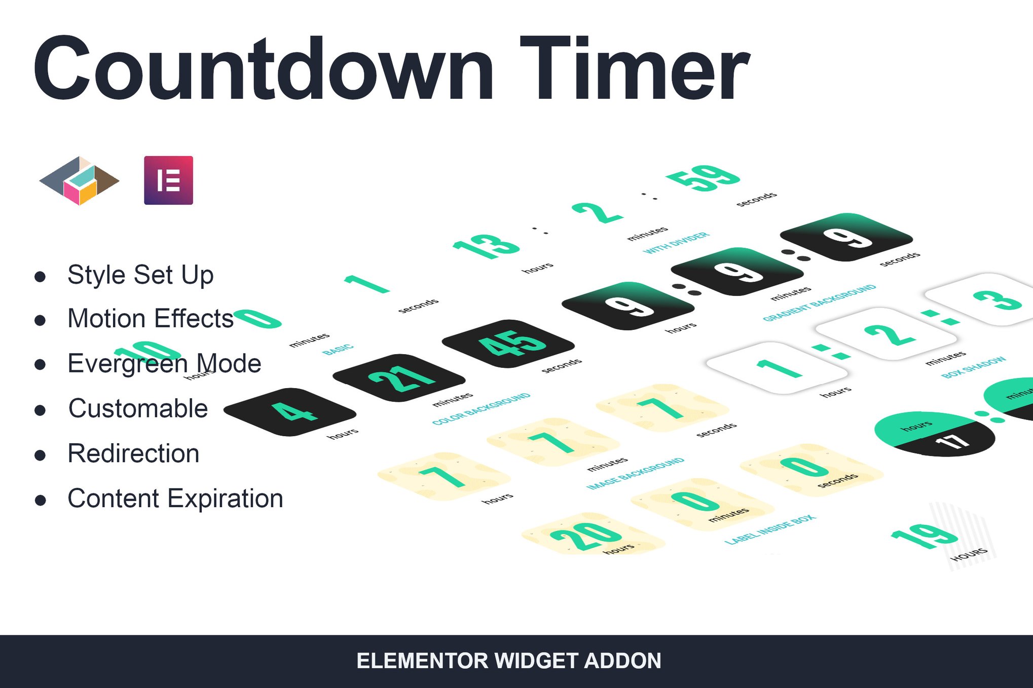 Countdown Timer Elementor Page Builder Addon plugin cover image