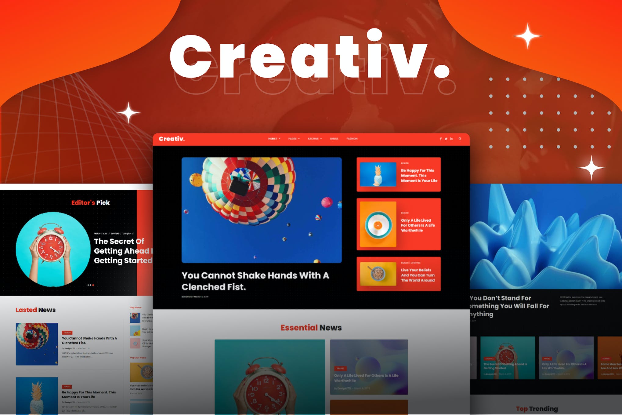 Creativ - Ultimate Blog & Magazine Elementor Pro Template Kit template kit cover image