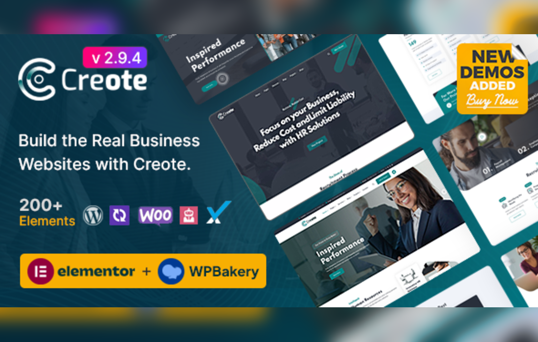 Creote - Corporate & Consulting Business WordPress Theme theme cover image