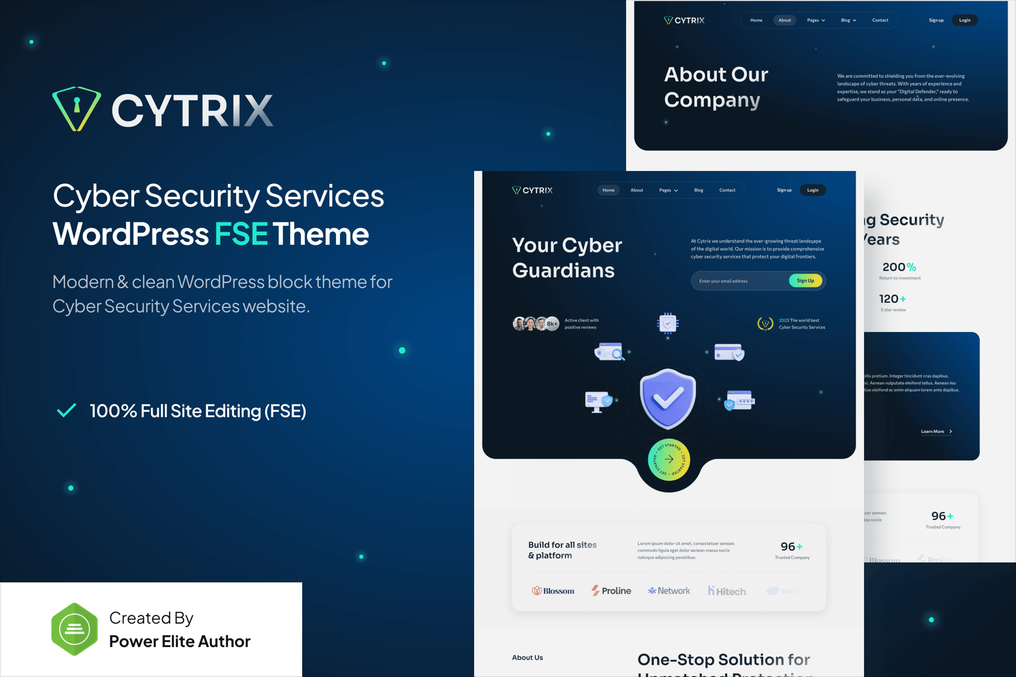 Cytrix – Cyber Security Services WordPress Theme theme cover image
