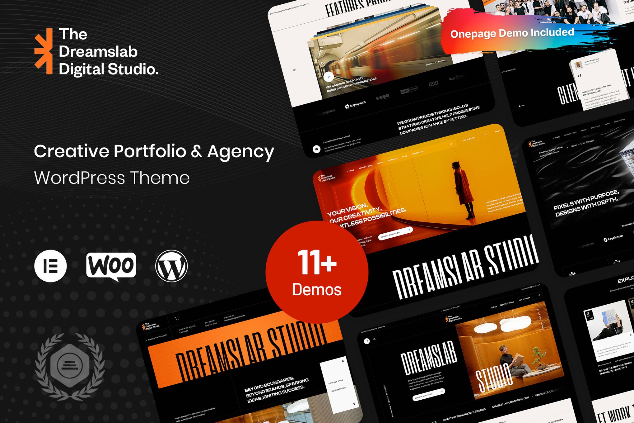 Dreamslab - Creative Portfolio & Agency Theme theme cover image