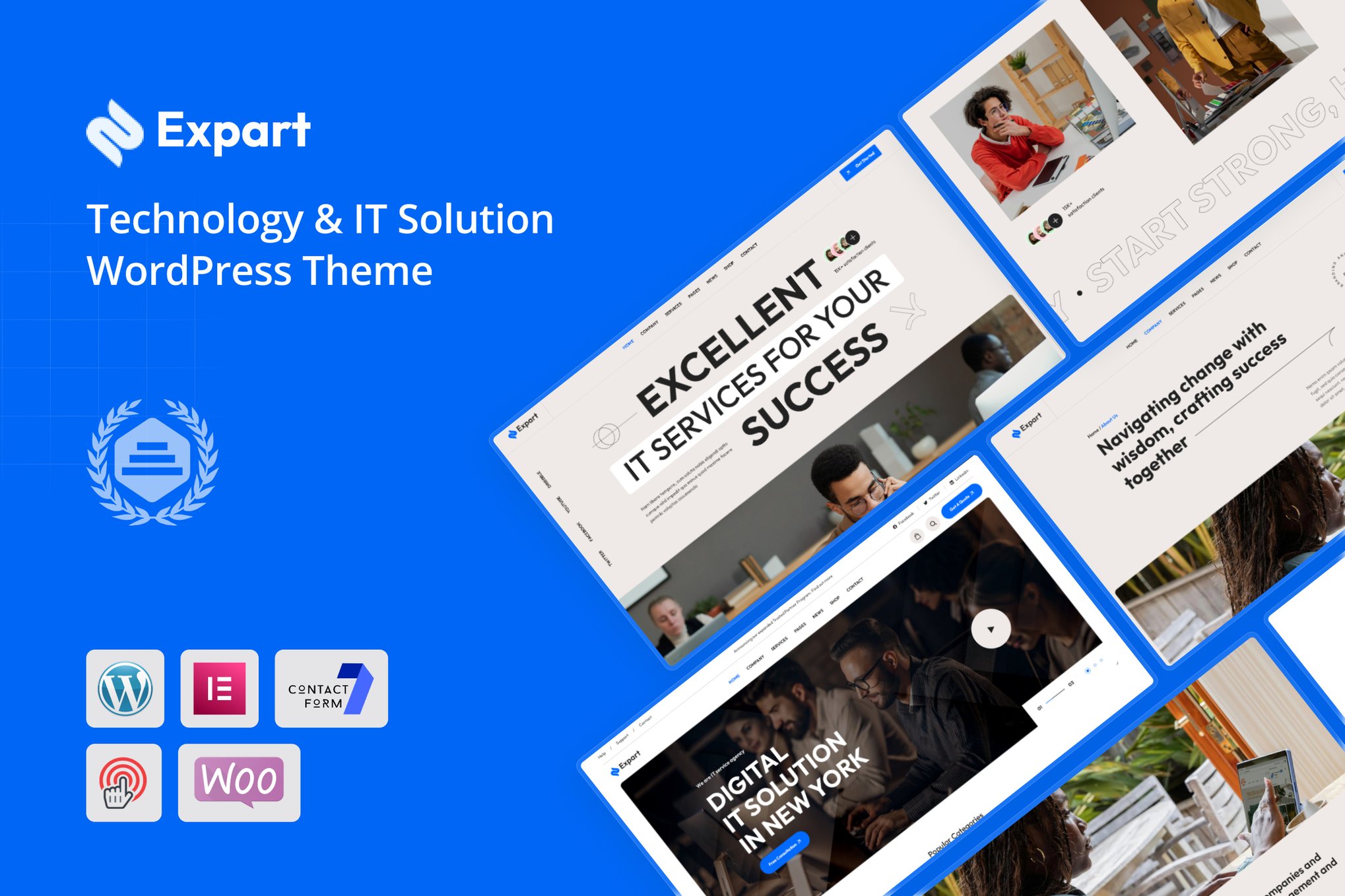 Expart - Technology & IT Solution WordPress Theme theme cover image