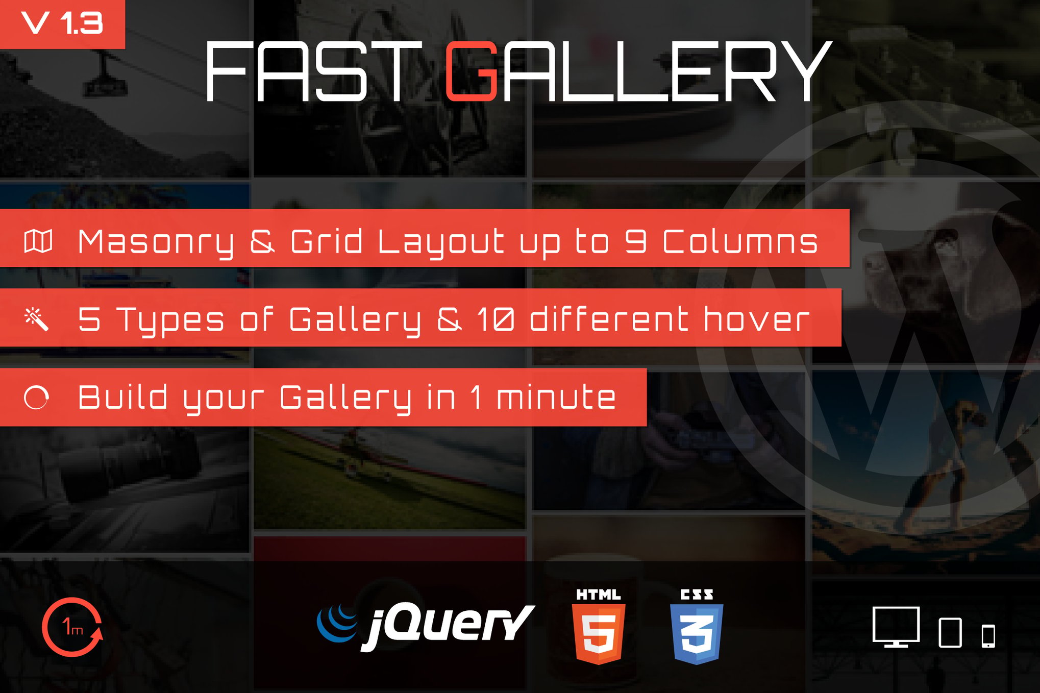 Fast Gallery - Premium Wordpress Plugin plugin cover image