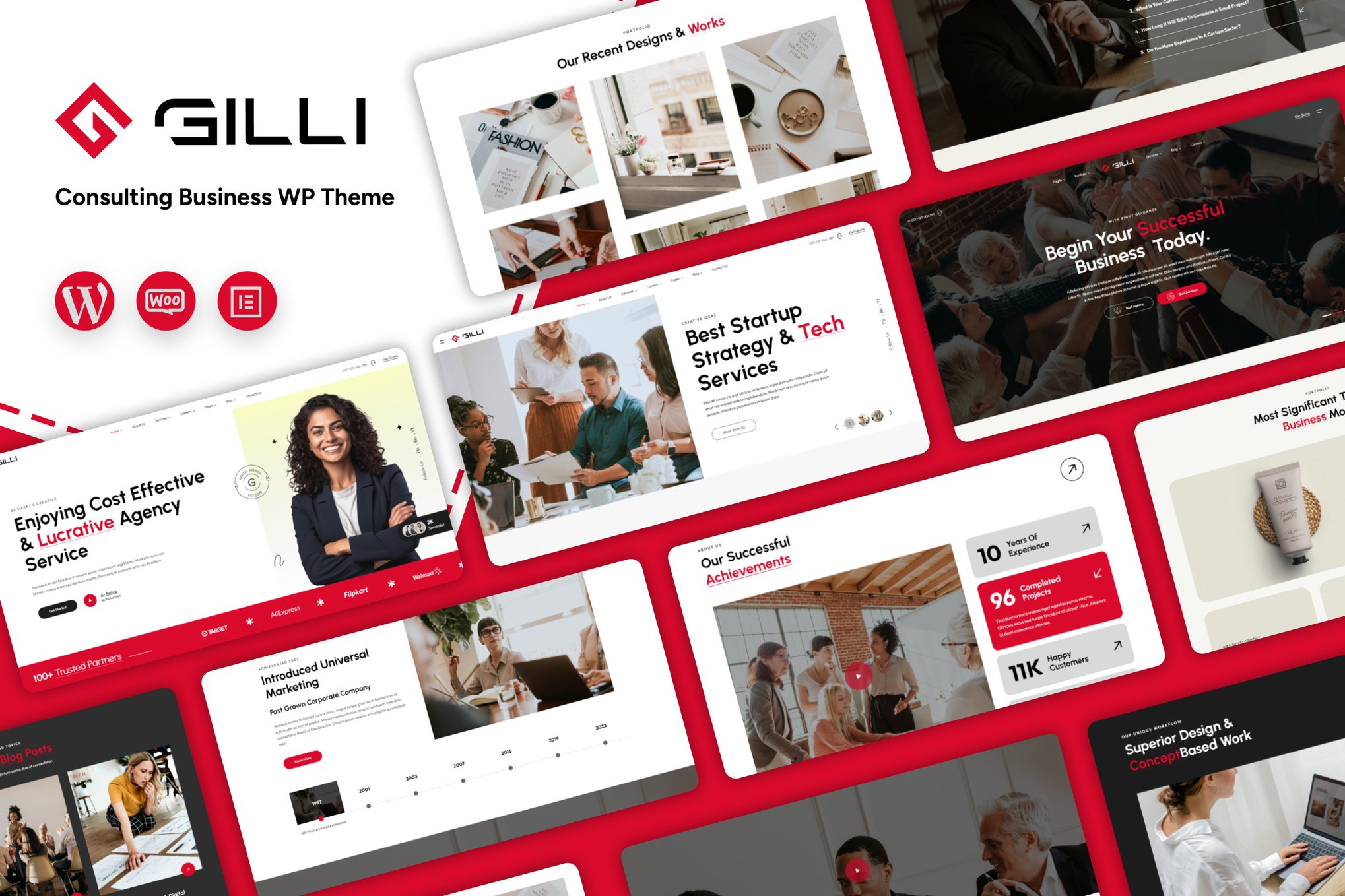 Gilli – Business Consulting WordPress Theme theme cover image