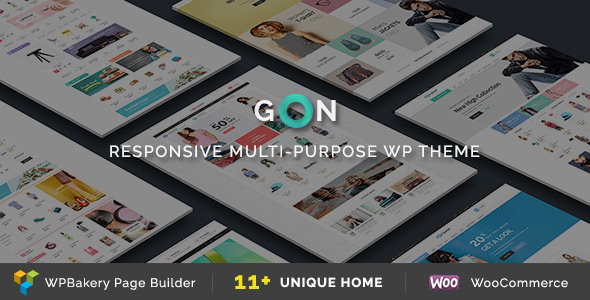 Gon | Responsive Multi-Purpose WordPress Theme theme cover image