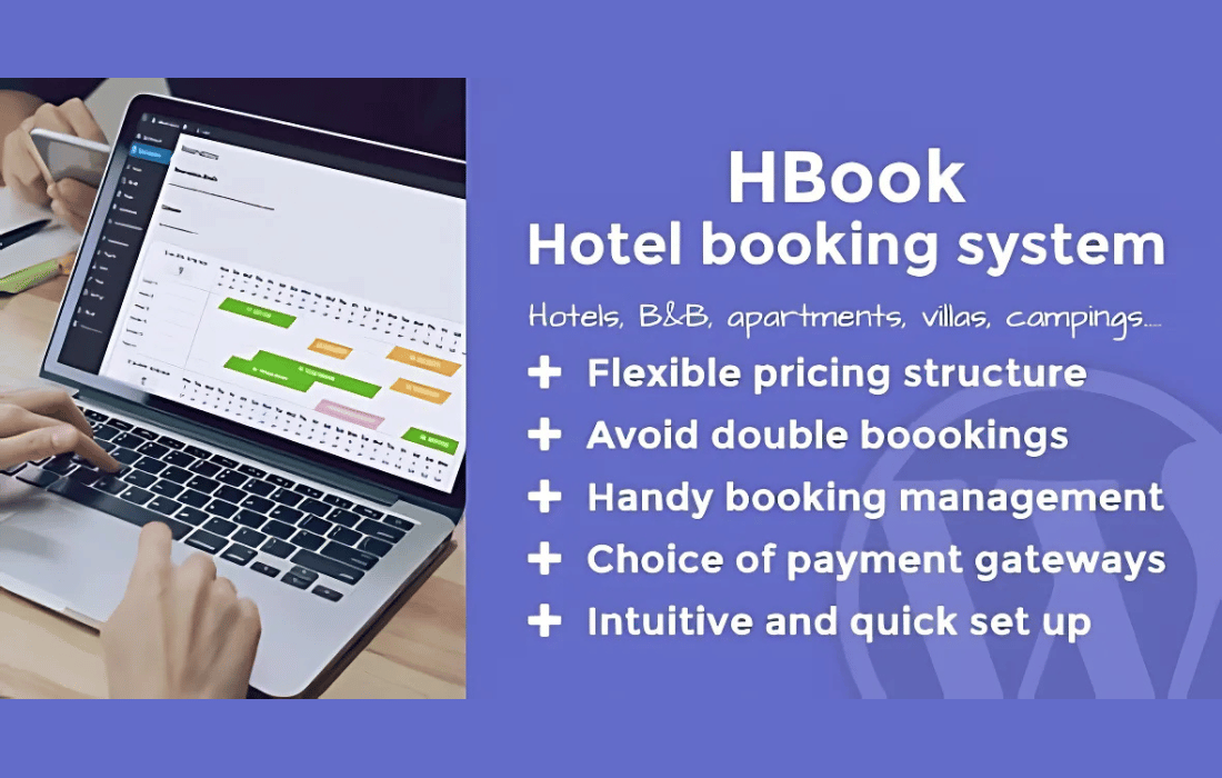 HBook - Hotel Booking System plugin cover image