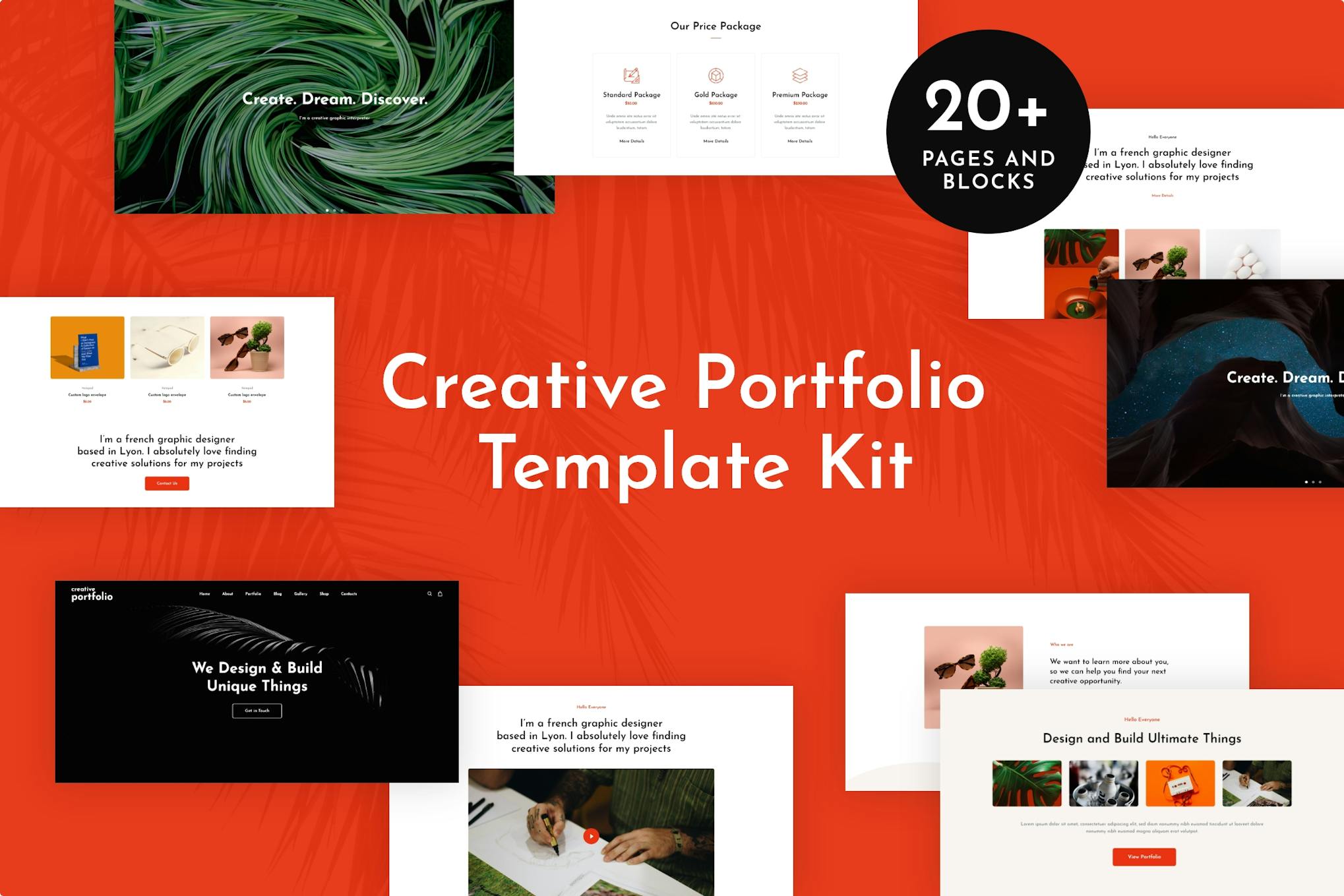 Helion - Creative Portfolio Elementor Template Kit template kit cover image