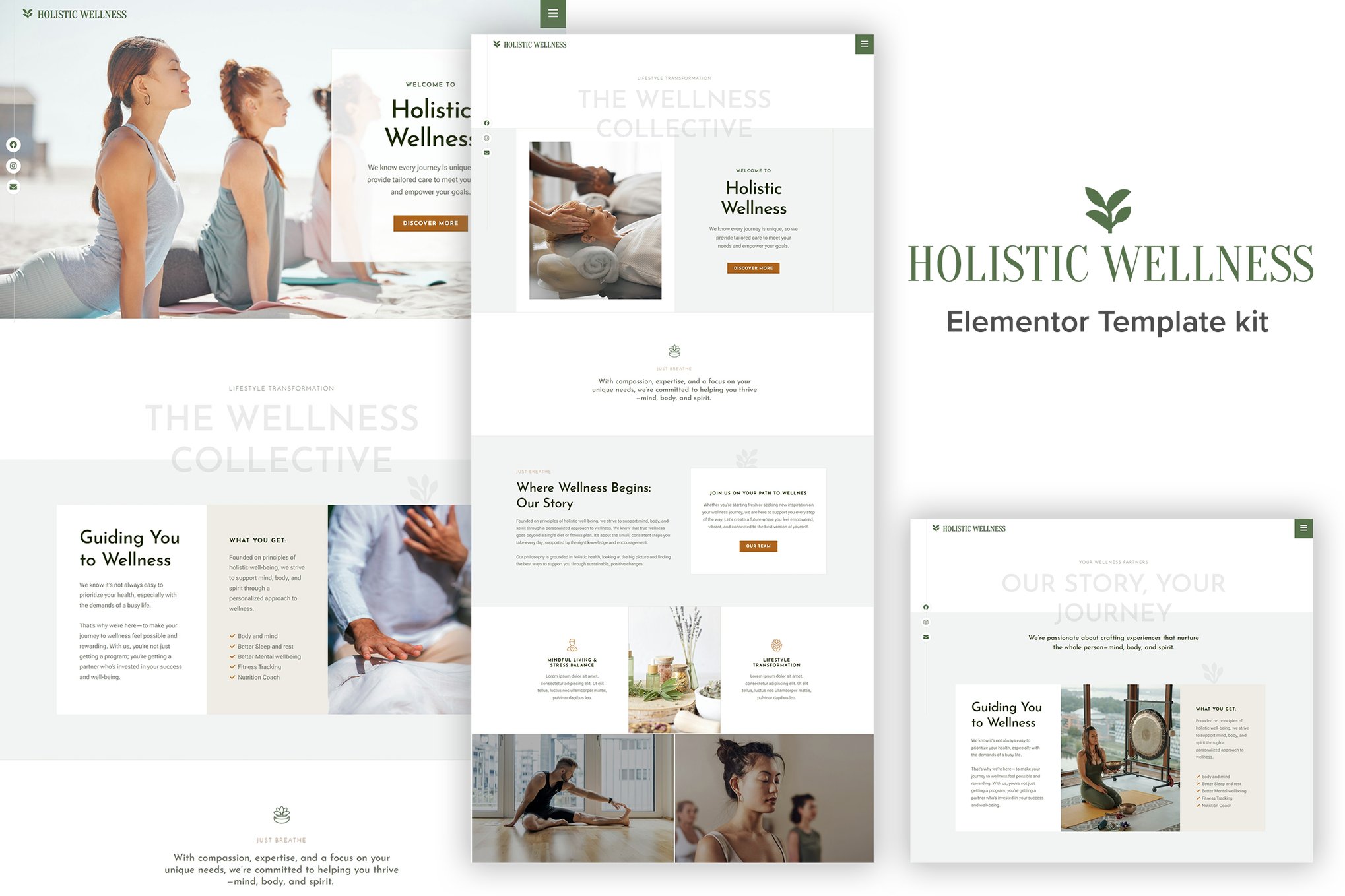 Holistic Welness - Alternative Health Template Kit template kit cover image