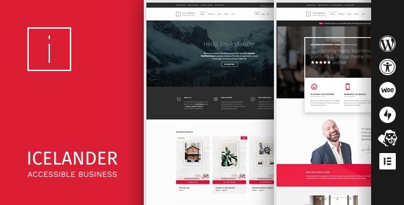 Icelander - WooCommerce WordPress Theme theme cover image
