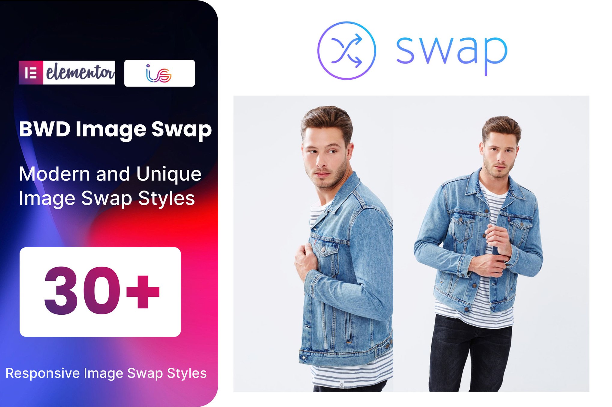 Image Swap addon for elementor plugin cover image