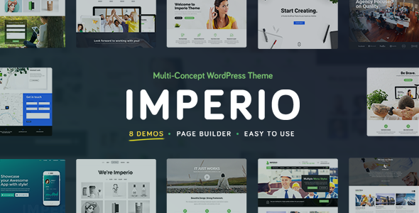 Imperio - Business, Portfolio & Photography Theme theme cover image