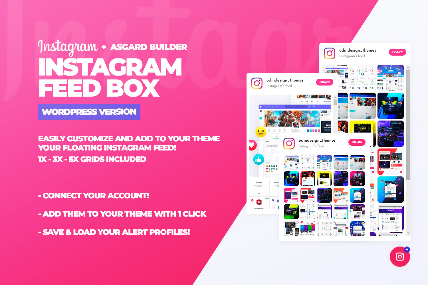 Instagram Feed Box WordPress Plugin plugin cover image