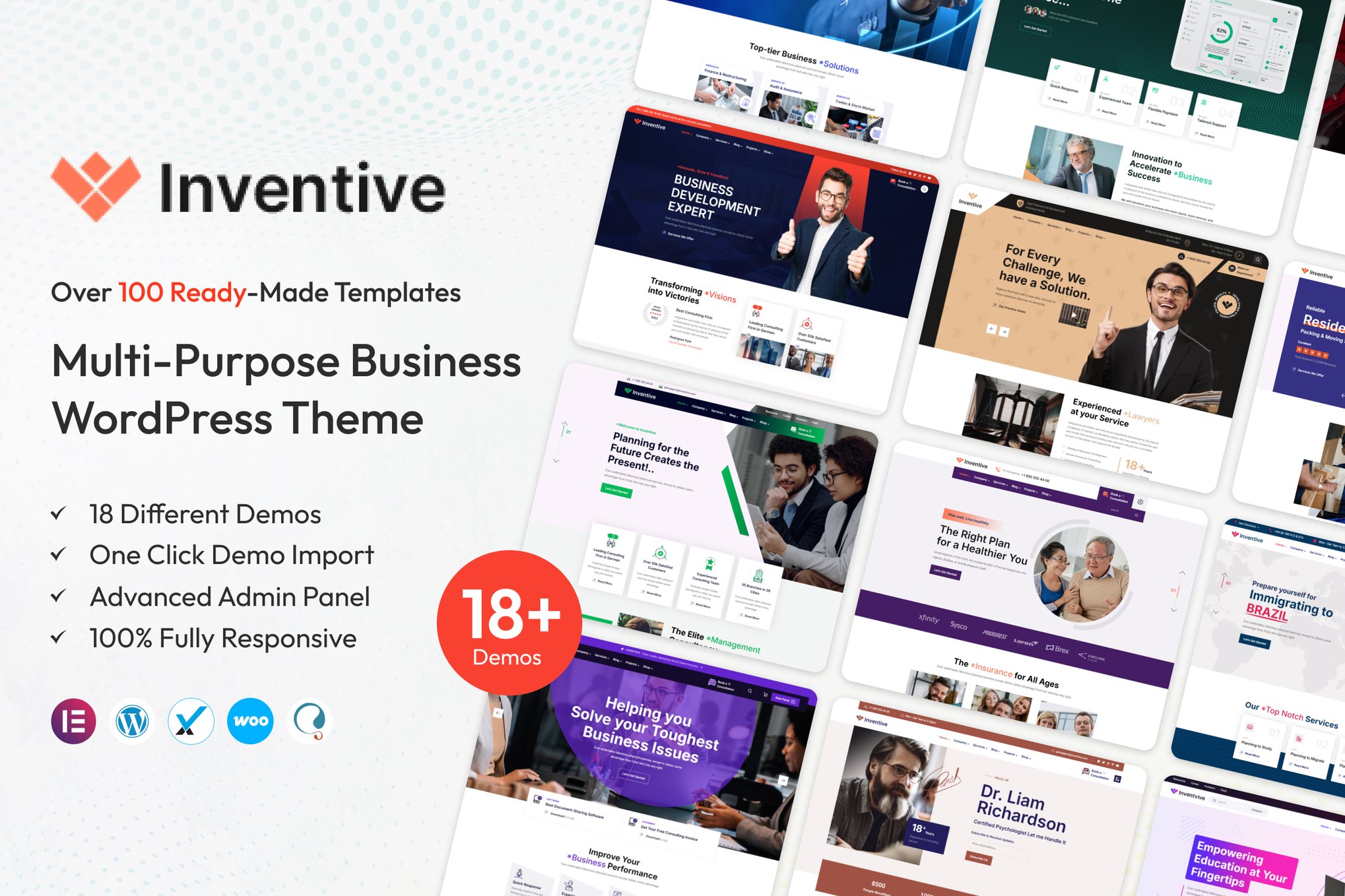 Inventive - Multi-Purpose Business WordPress Theme theme cover image
