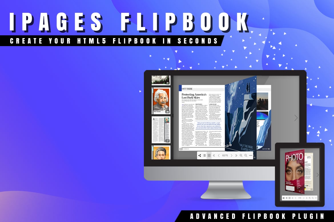 iPages Flipbook For WordPress plugin cover image