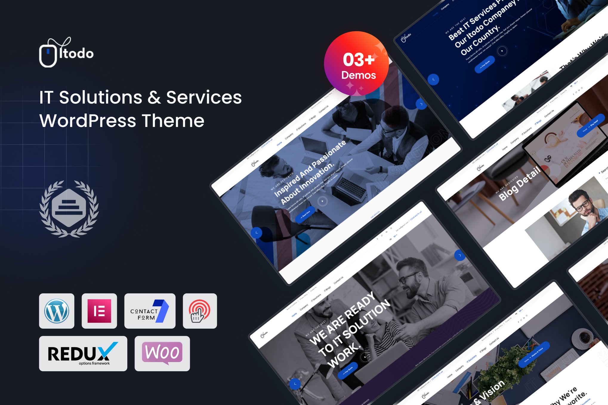 Itodo - IT Solutions & Services Company Theme theme cover image