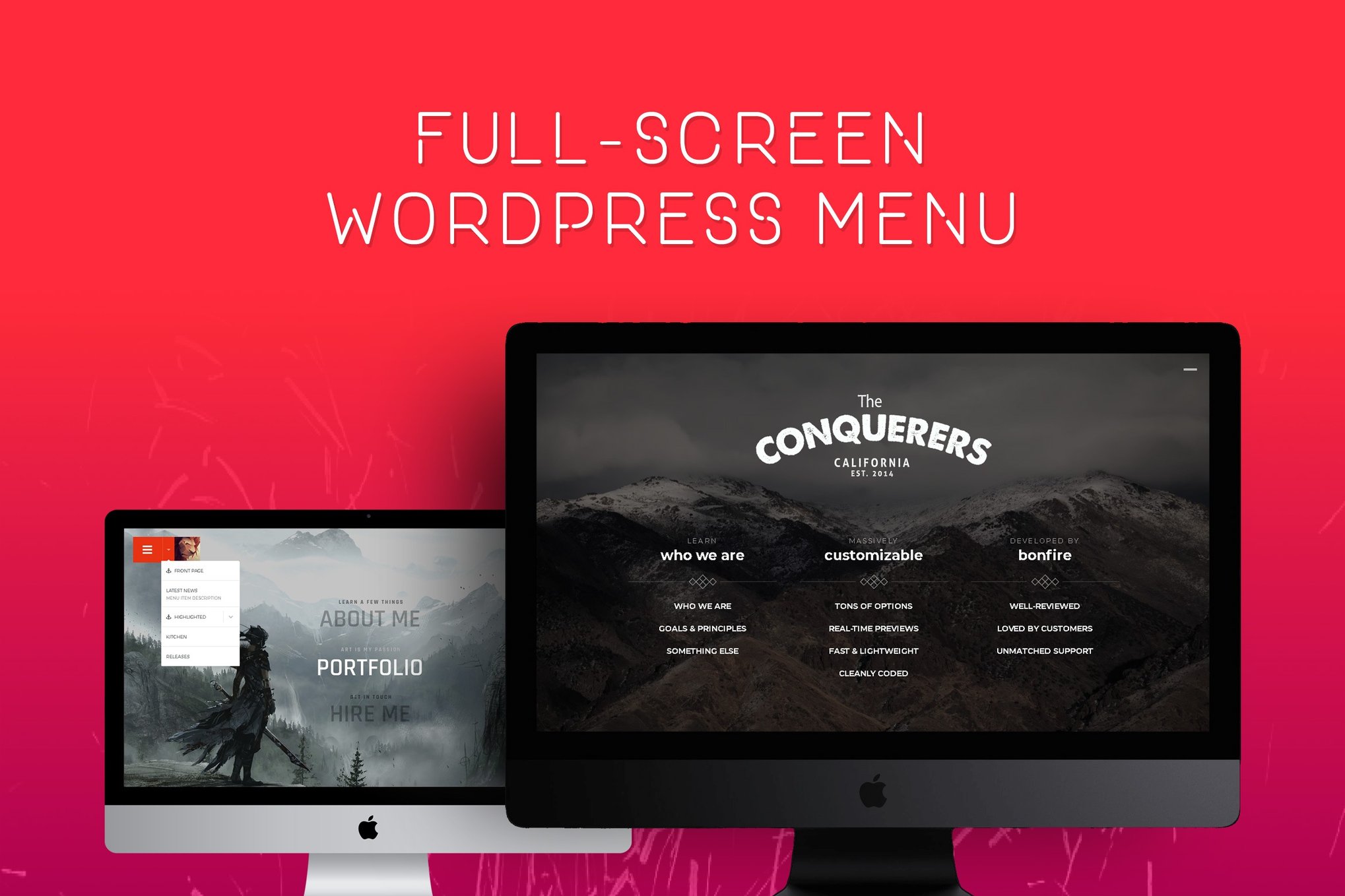 Jumbo: Fullscreen WordPress Menu plugin cover image