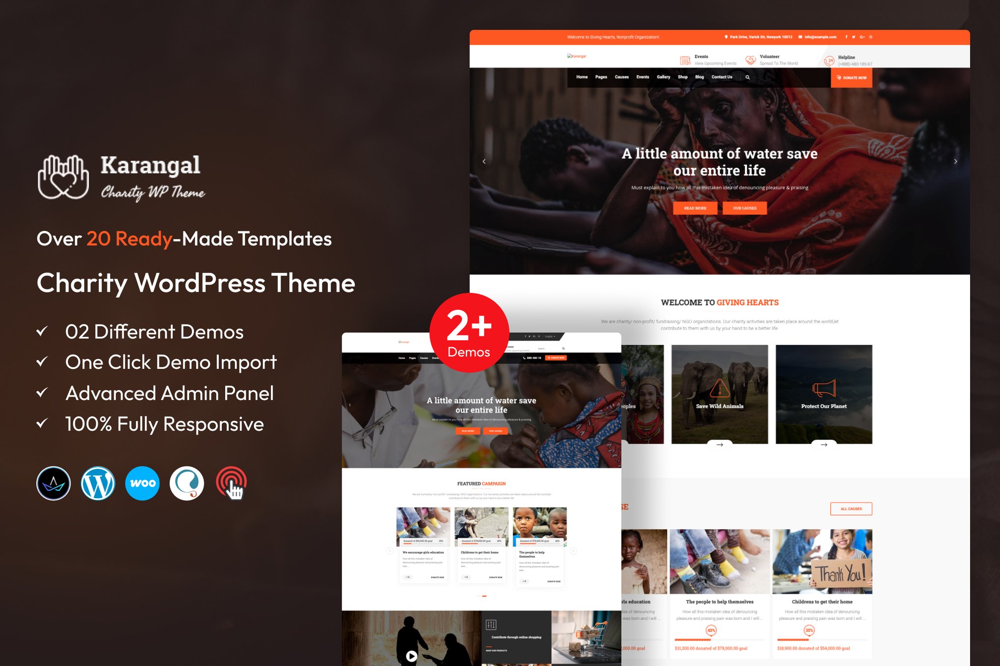 Karangal - Charity WordPress Theme theme cover image