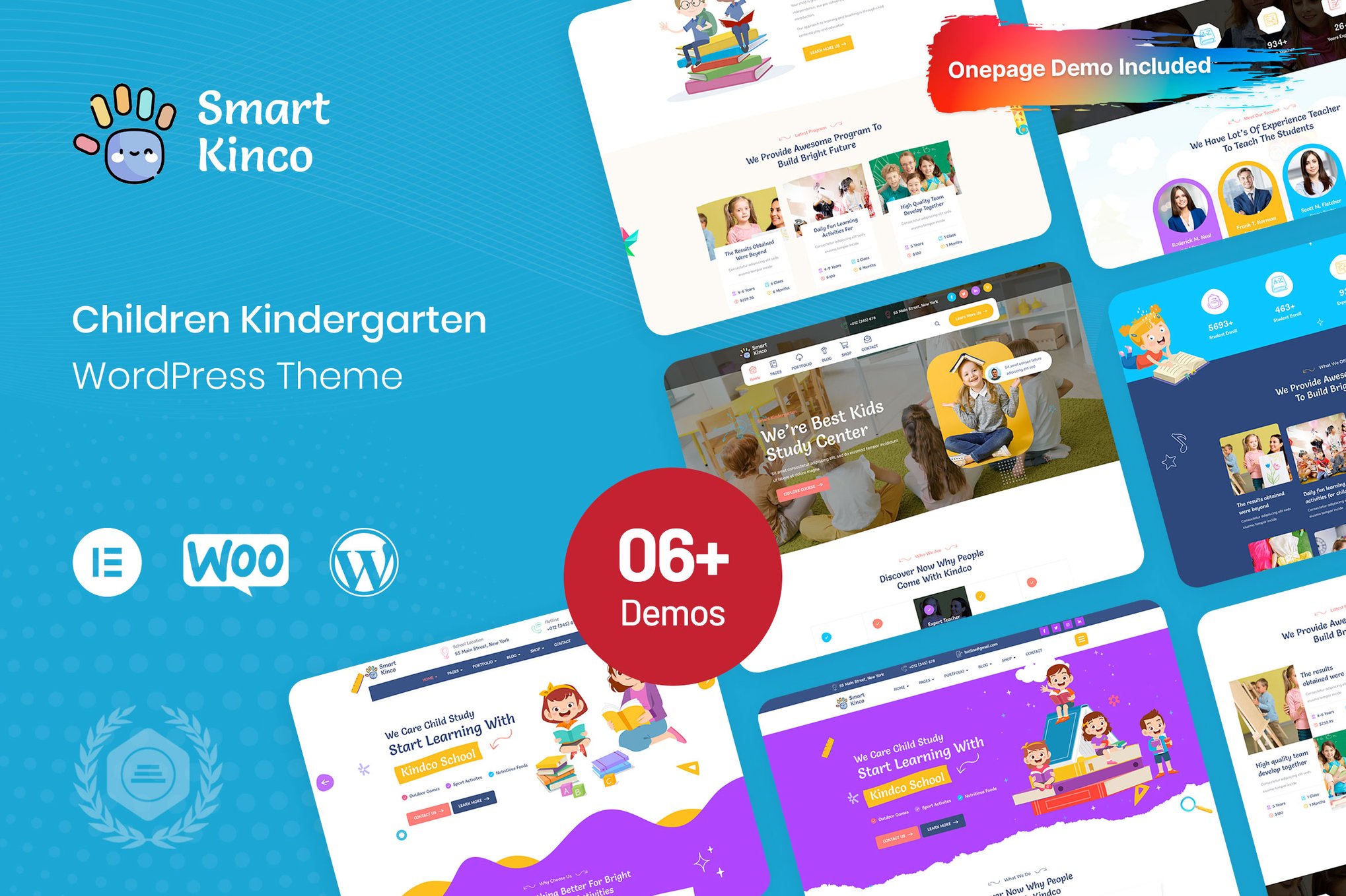 Kinco – Kindergarten WordPress Theme theme cover image