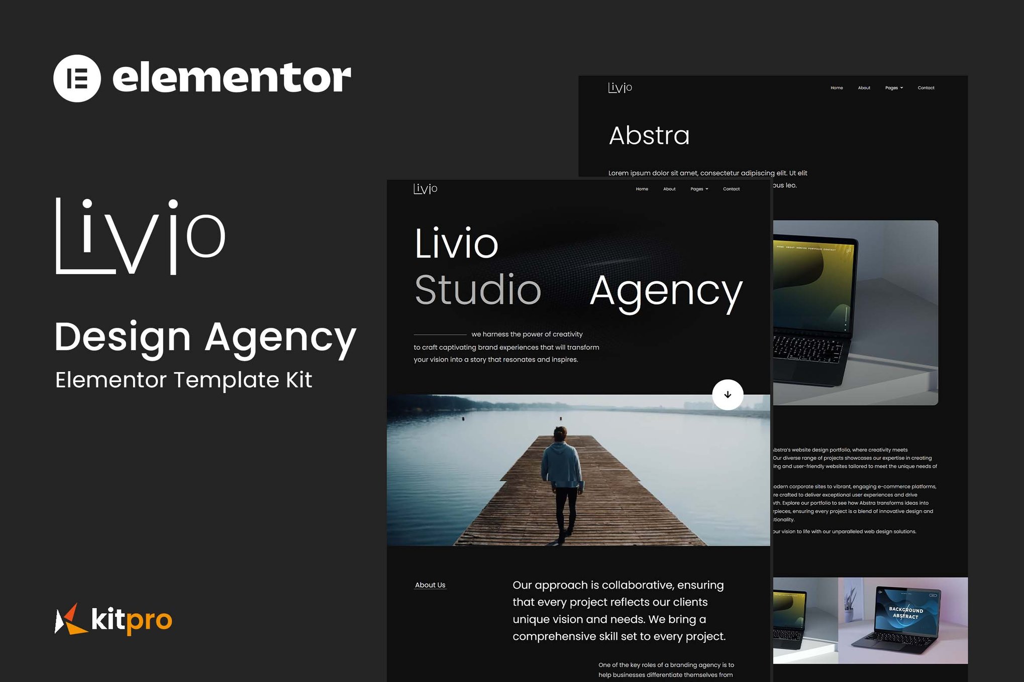 Livio - Design Agency Elementor Template Kit template kit cover image