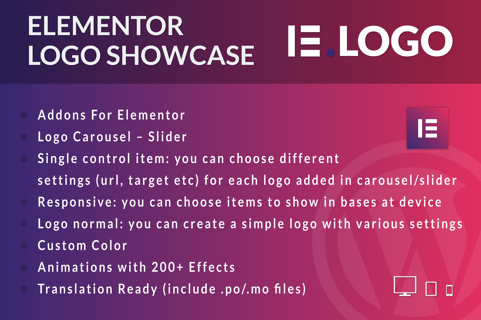 Logo Showcase for Elementor WordPress Plugin plugin cover image