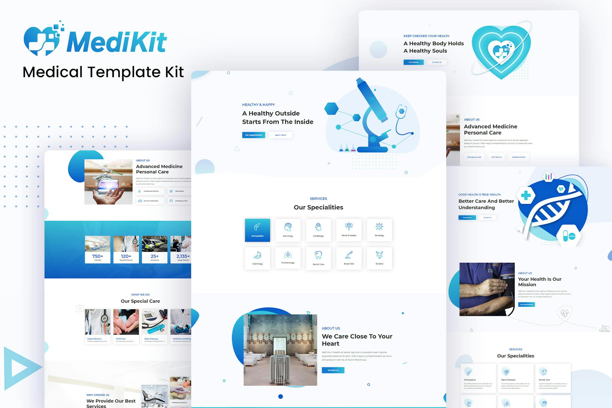 MediKit - Medical Template Kit template kit cover image