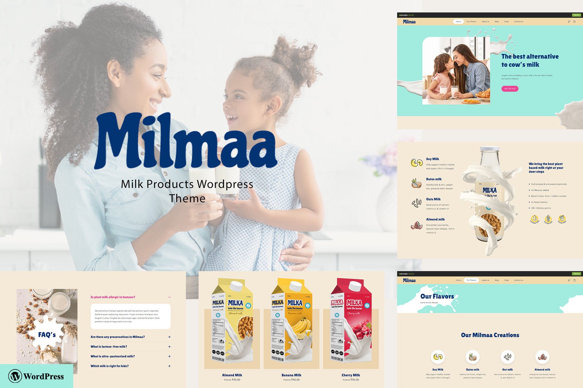 Milmaa – Single Product Shop WordPress Theme theme cover image