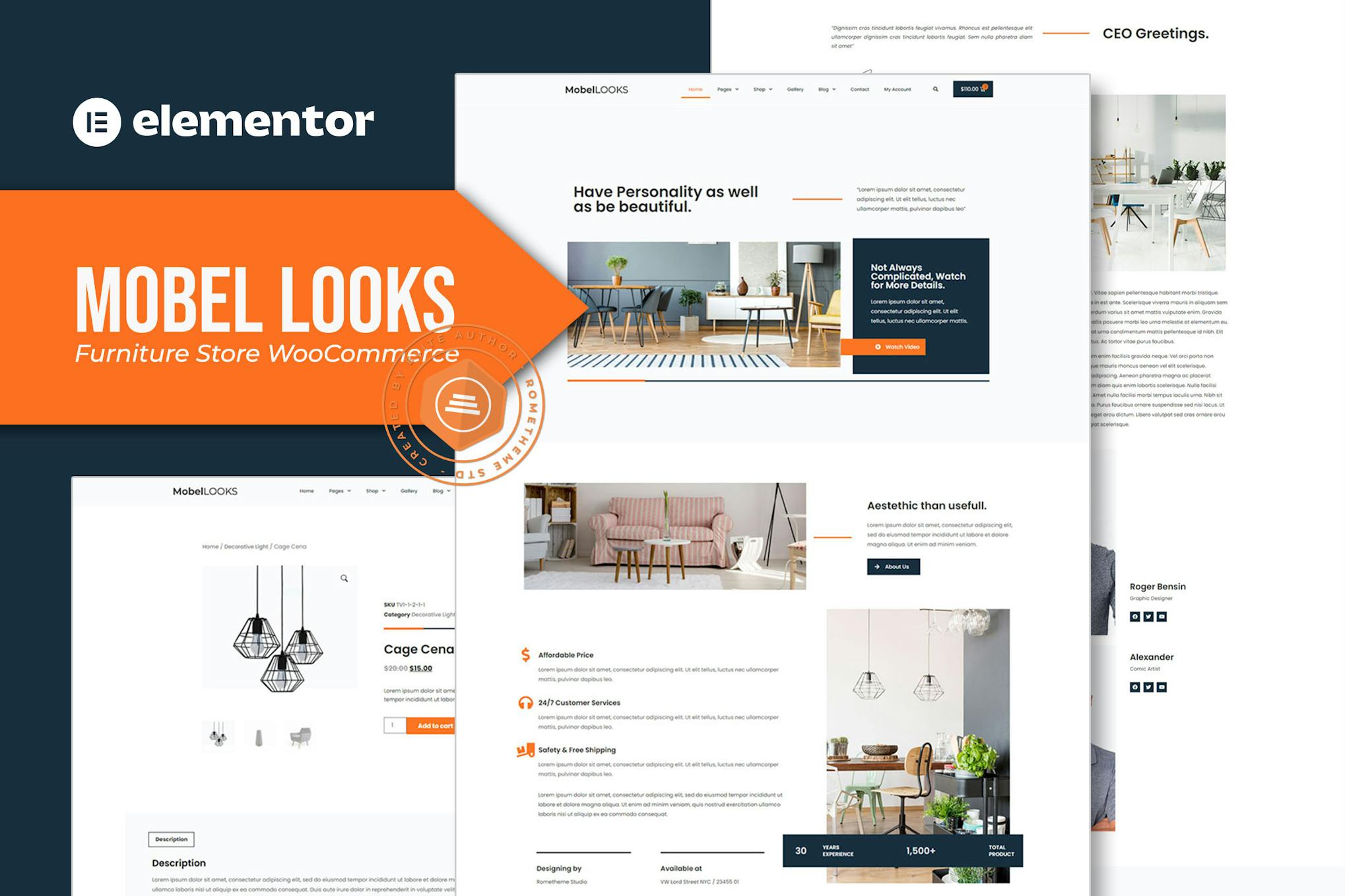 Mobel Looks - Furniture Store WooCommerce Elementor Template Kit template kit cover image