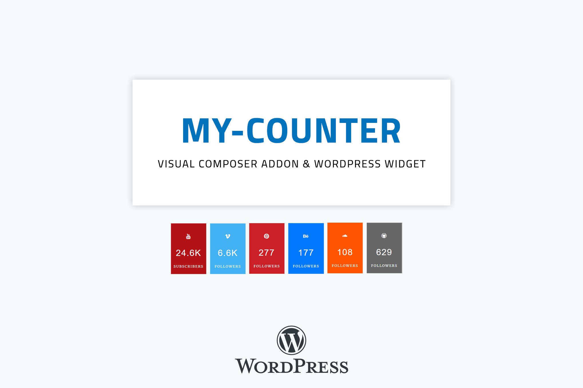 MY-Counter | Visual Composer Addon & Widget plugin cover image