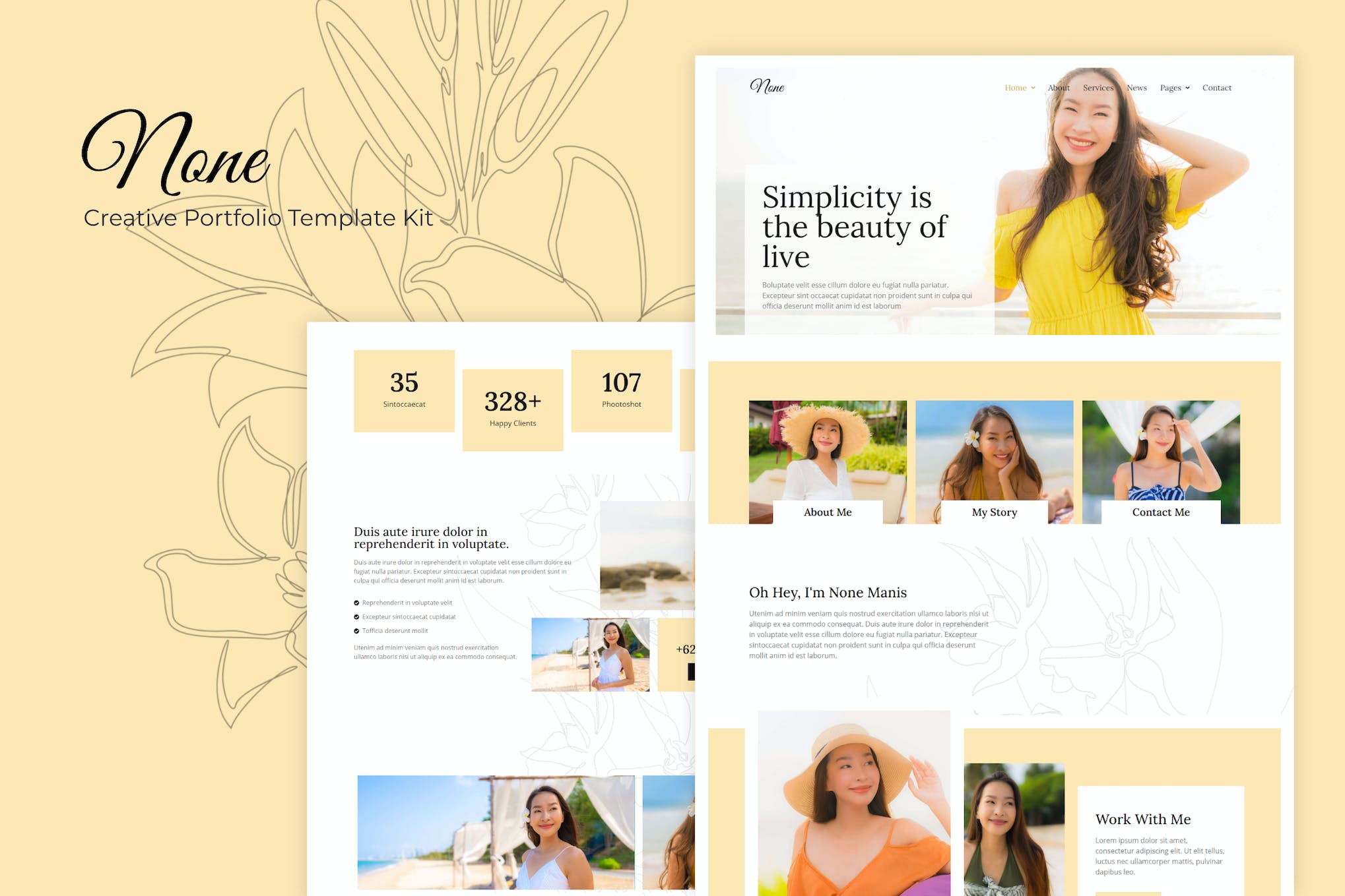 None - Stylish Fashion Elementor Template Kit template kit cover image